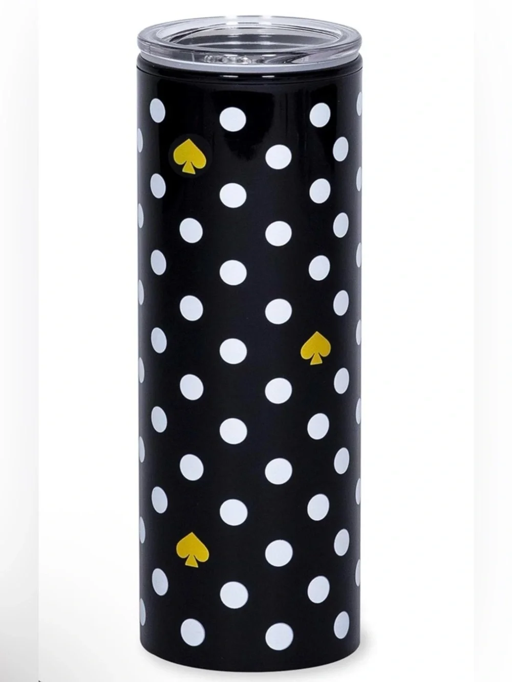 kate spade Black and White Polka Dot Tumbler 16oz